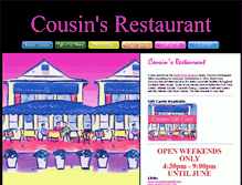 Tablet Screenshot of cousinsocnj.com